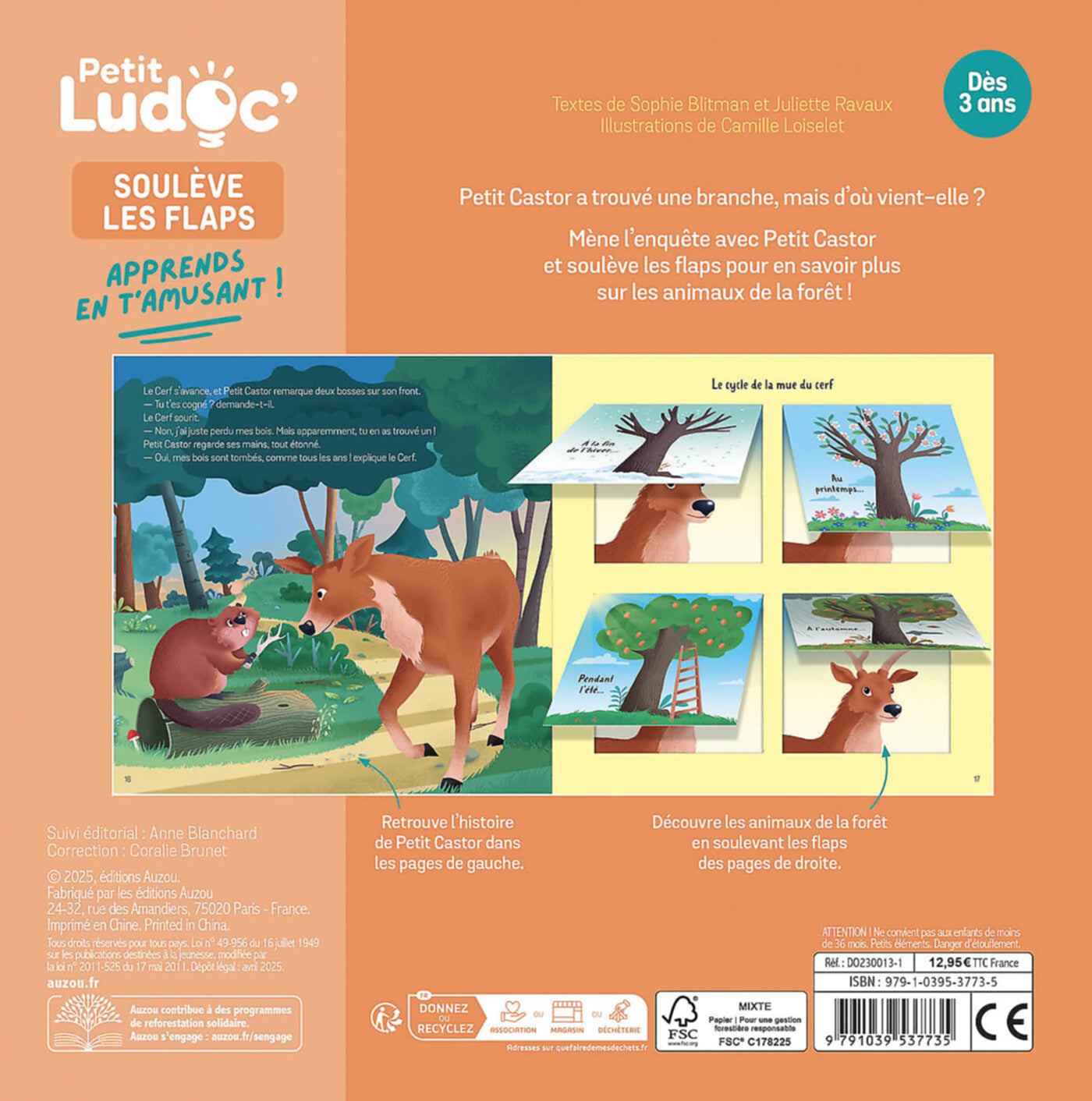 Petit Ludoc’ – Soulève les flaps : Les animaux de la forêt