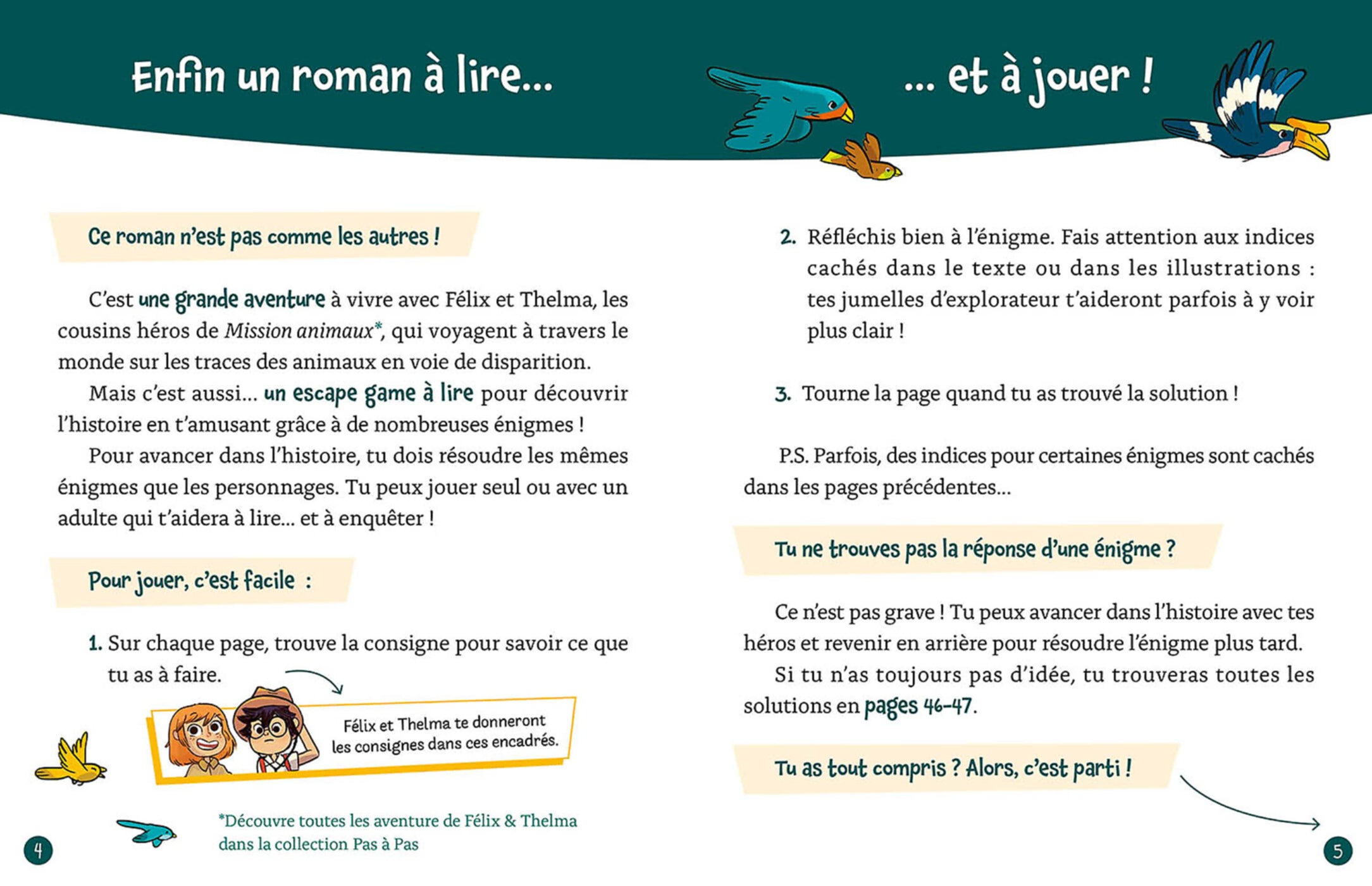 Mon Roman Énigme – Mission animaux