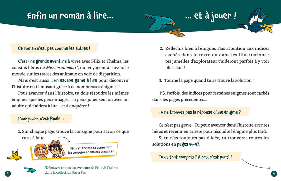 Mon Roman Énigme – Mission animaux