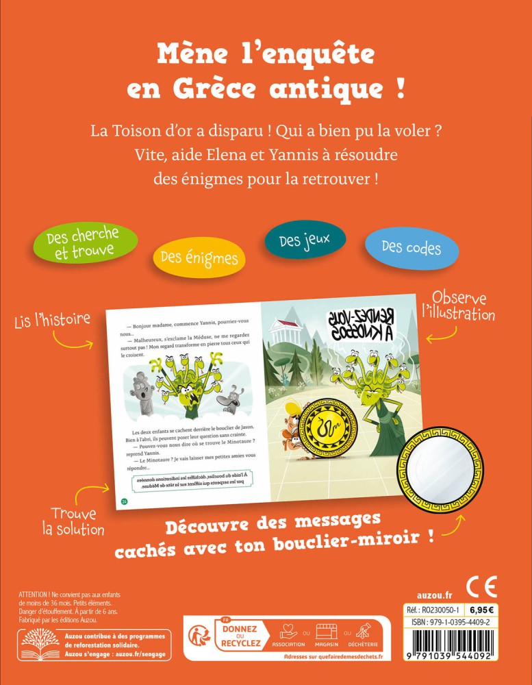Mon Roman Énigme – Les P’tits Zeus : On a volé la Toison d’or !