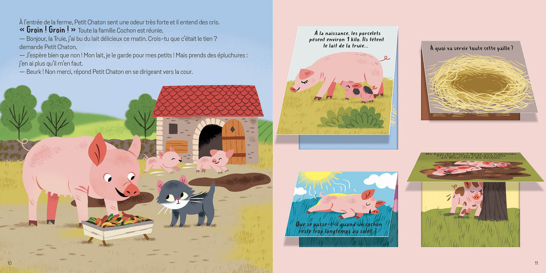 Petit Ludoc’ – Soulève les flaps : Les animaux de la ferme
