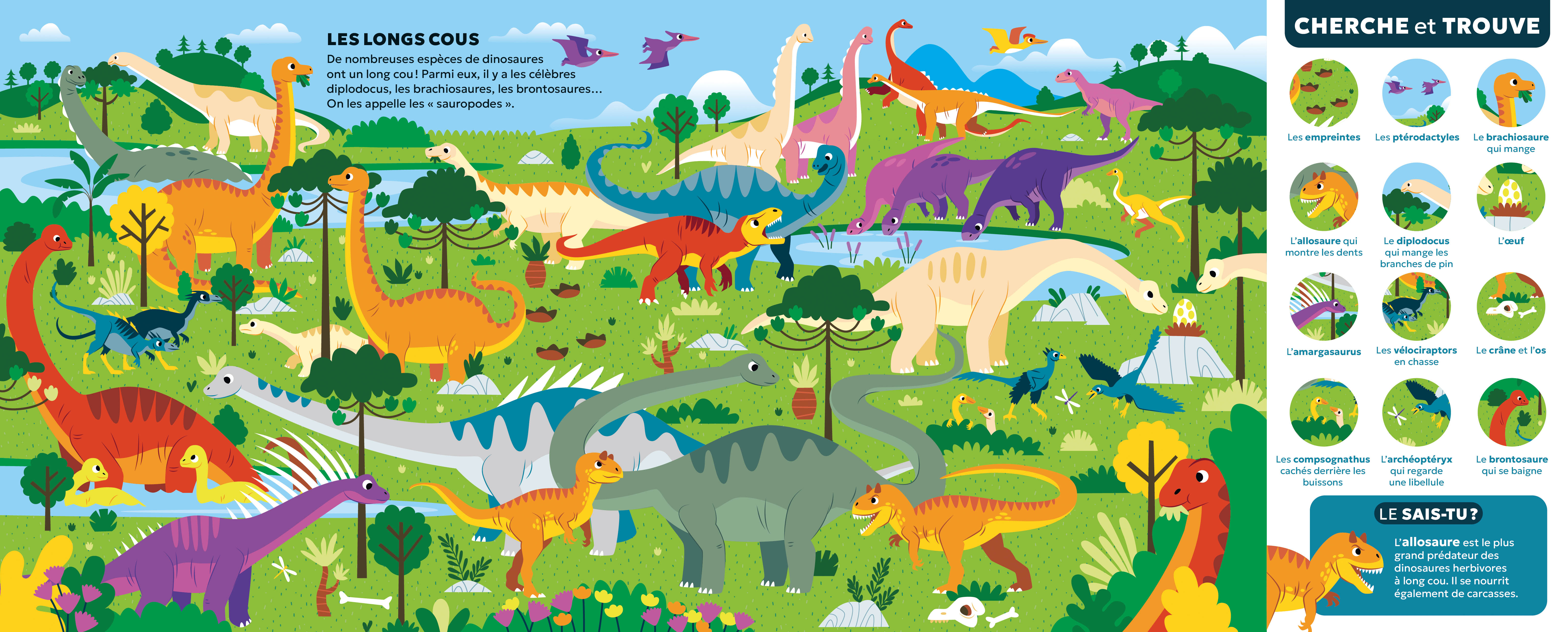 Petit Ludoc’ – Cherche et trouve : Les dinosaures