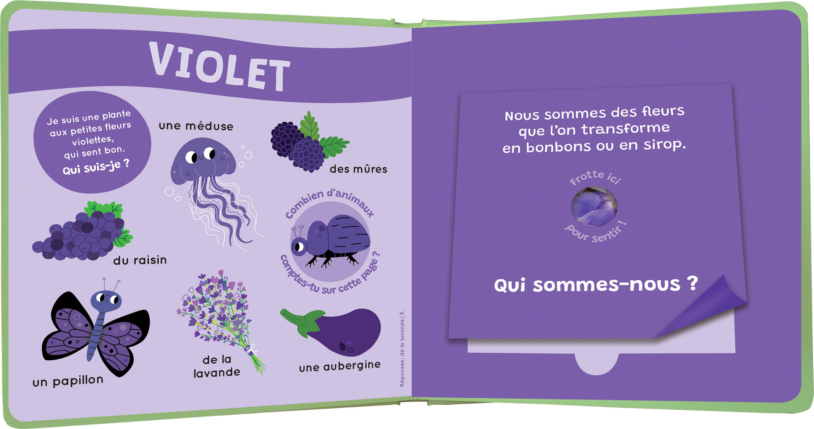 Mon livre des odeurs et des couleurs – La nature