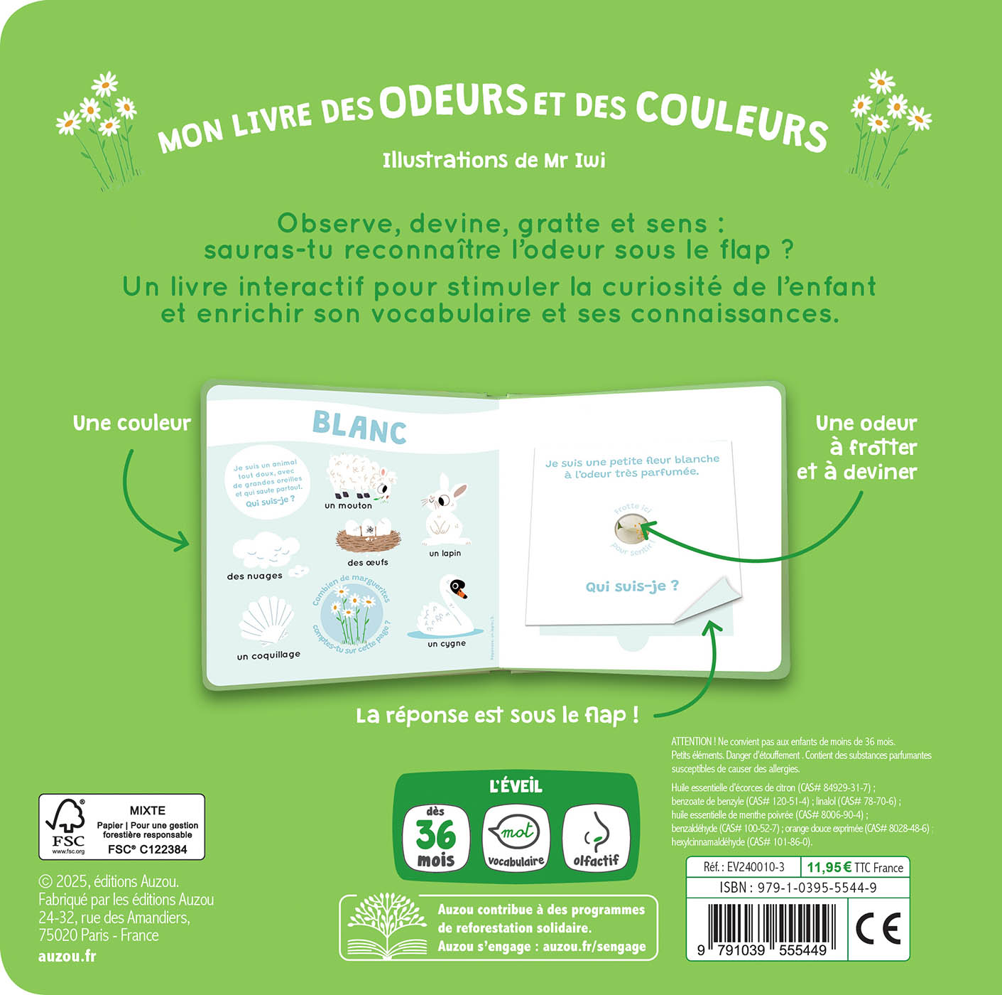 Mon livre des odeurs et des couleurs – La nature