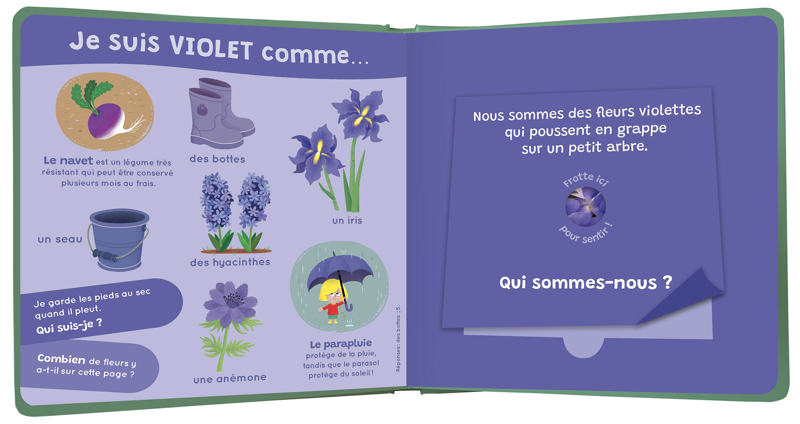 Mon livre des odeurs et des couleurs - Le printemps
