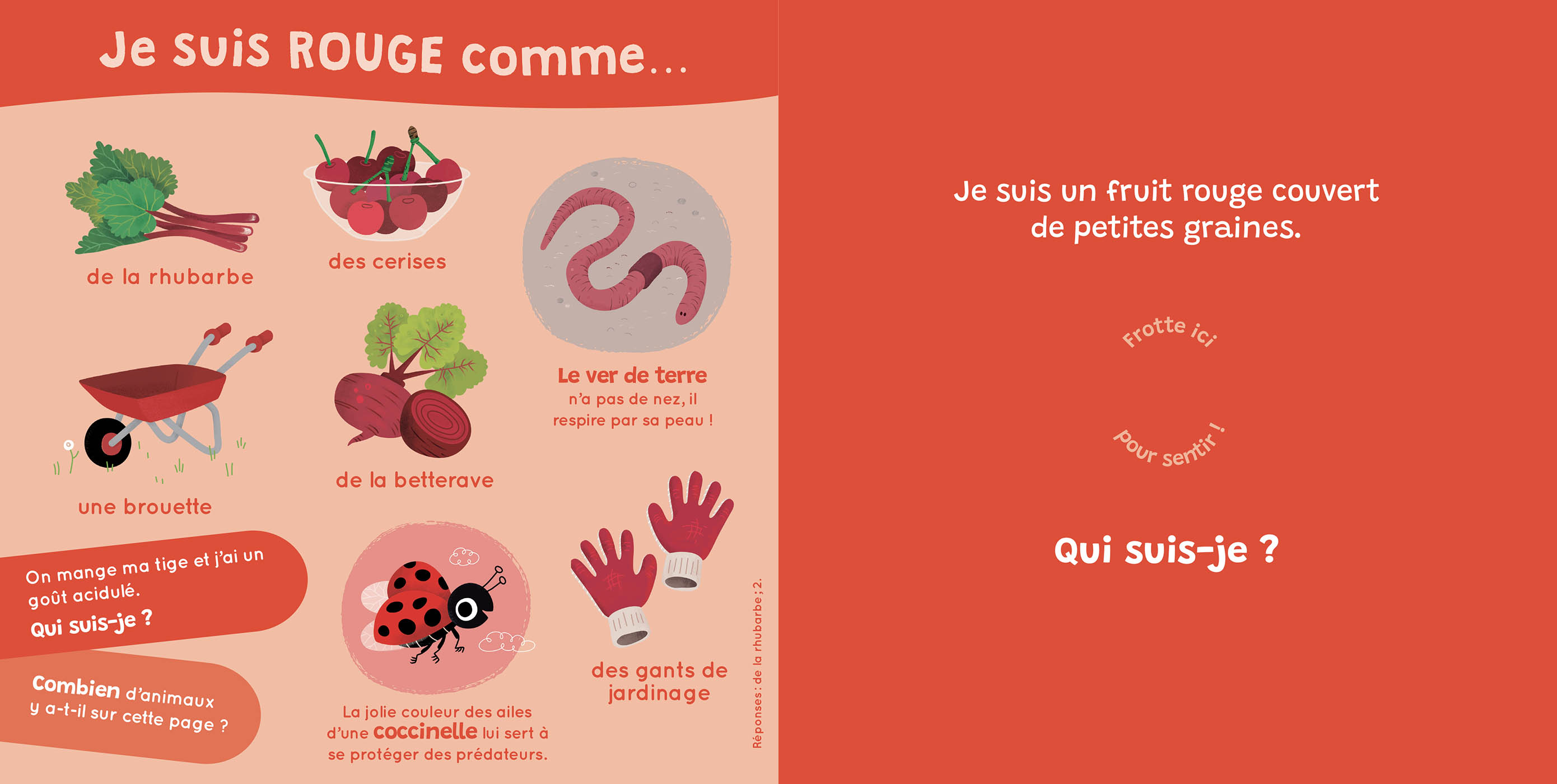 Mon livre des odeurs et des couleurs - Le printemps