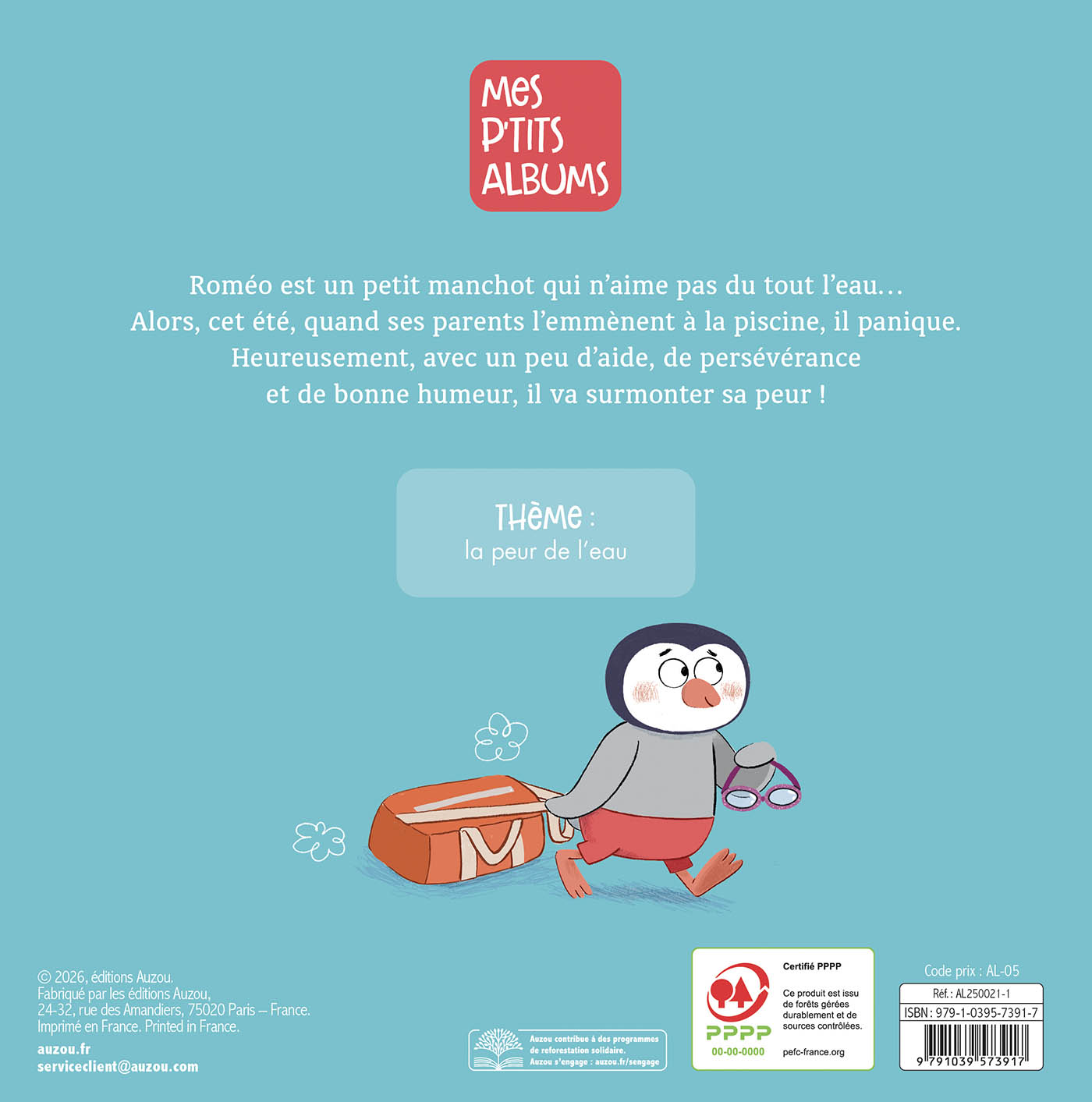 Roméo n'a plus peur de l'eau