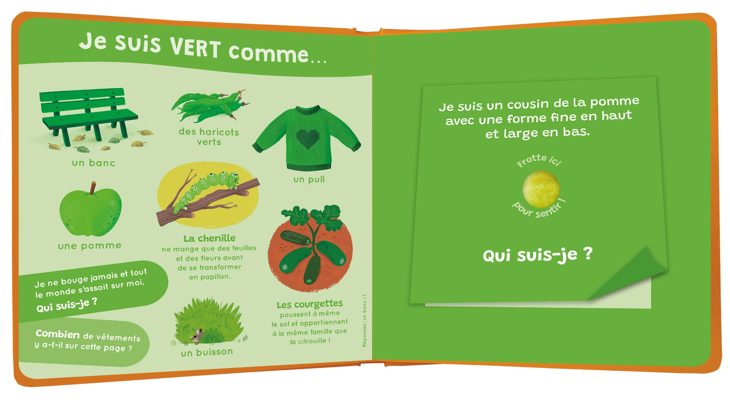 Mon livre des odeurs et des couleurs – L’automne – Auzou