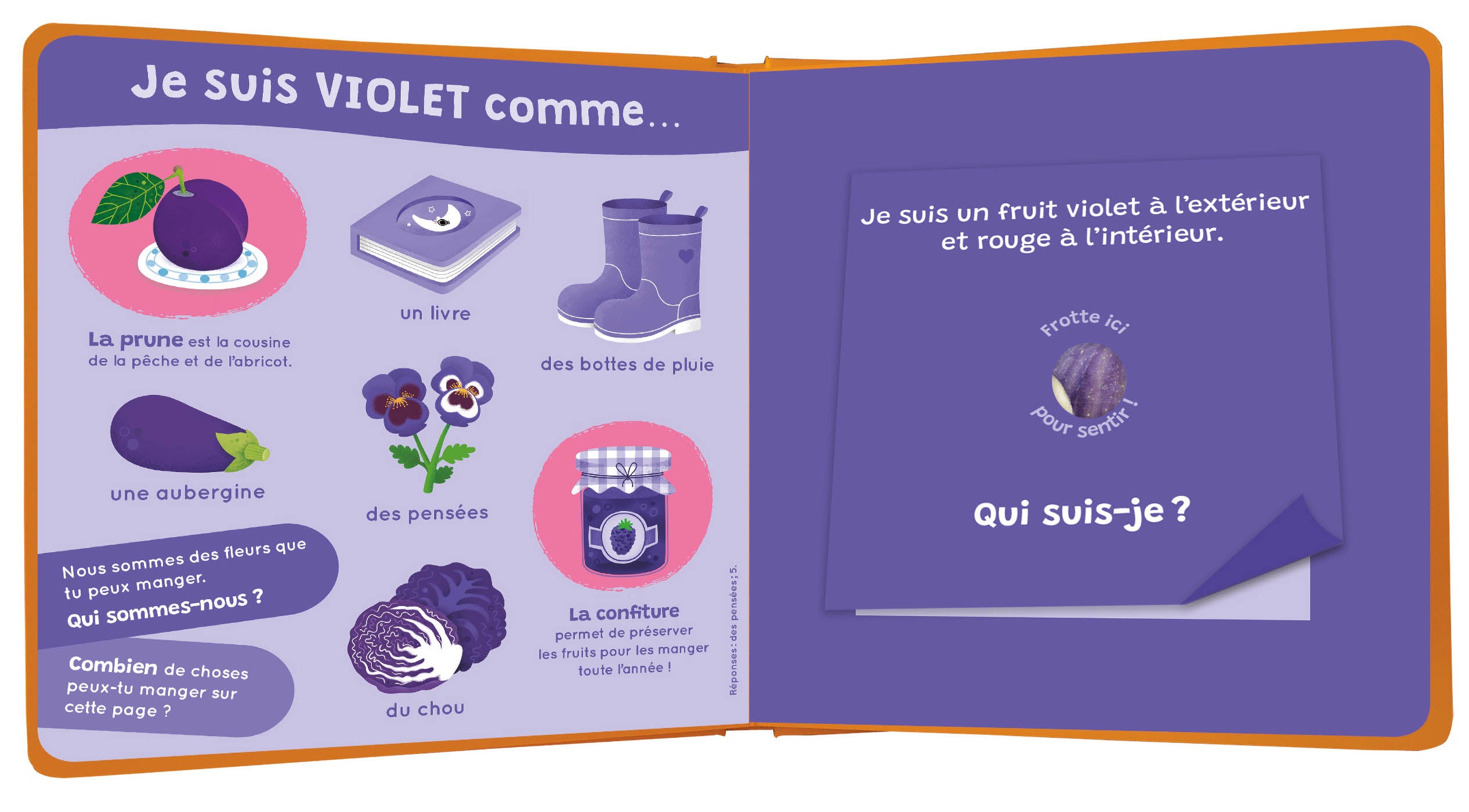 Mon livre des odeurs et des couleurs – L’automne – Auzou