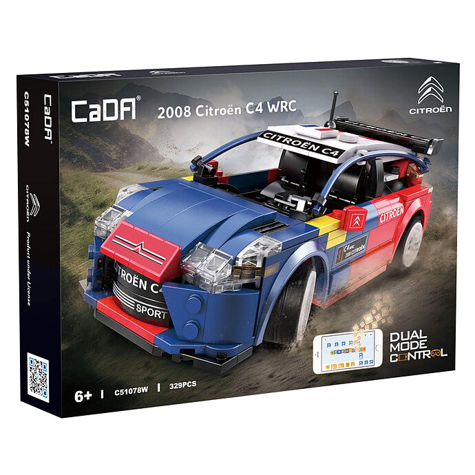 Voiture de rallye télécommandée Citroën C4 WRC 2008 329 pièces - CaDA