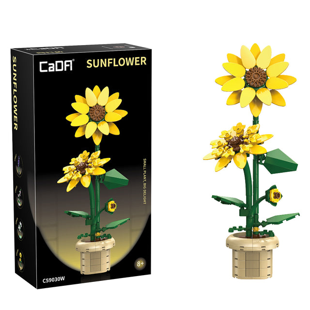 Tournesol en briques à construire 187 pièces - CaDA