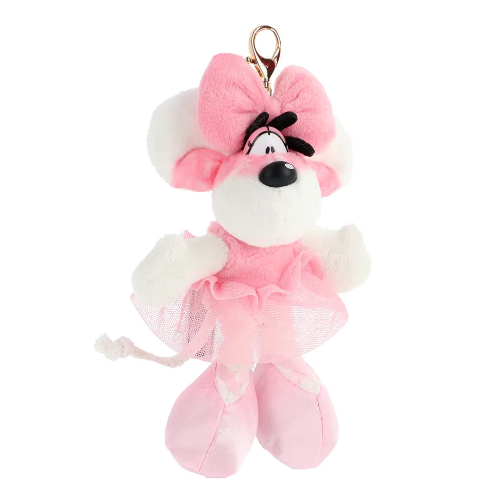 Porte-clés peluche Diddlina en robe ballerina 15cm