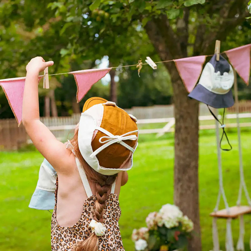 Casquette Camper Cap Ourson - Rose et Brun