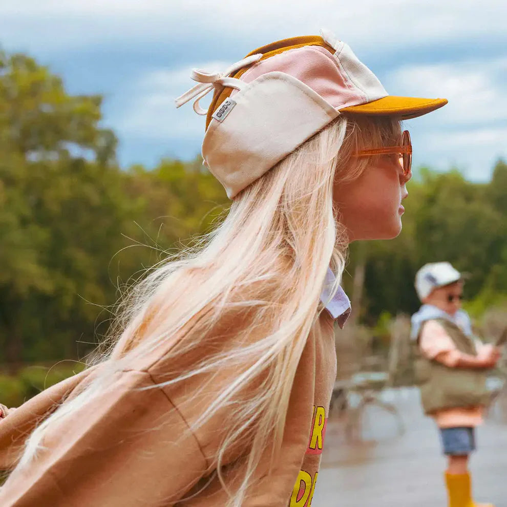 Casquette Camper Cap Ourson - Rose et Brun