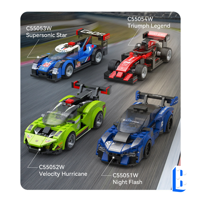 Voiture de course Velocity Hurricane 165 pièces - CaDA