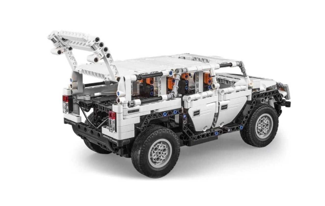 Voiture tout-terrain télécommandée Warrior H2 575 pièces - CaDA