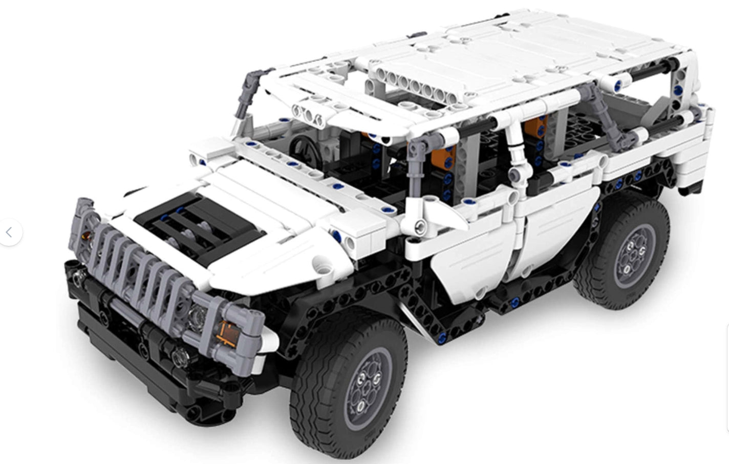 Voiture tout-terrain télécommandée Warrior H2 575 pièces - CaDA