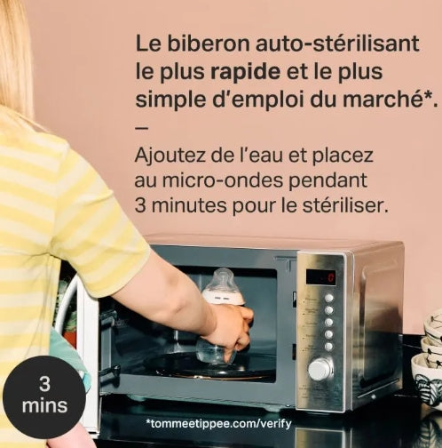 Biberon Natural start +0mois, 260ml - Lot de 2