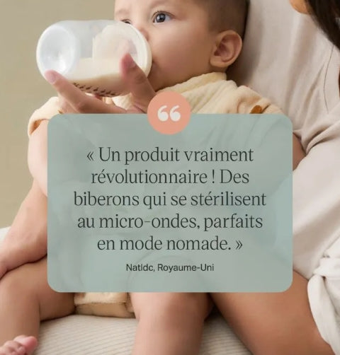 Biberon Natural start +0mois, 260ml - Lot de 2