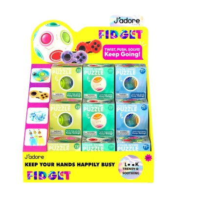 Balle puzzle casse-tête Rainbow Twist – J'adore
