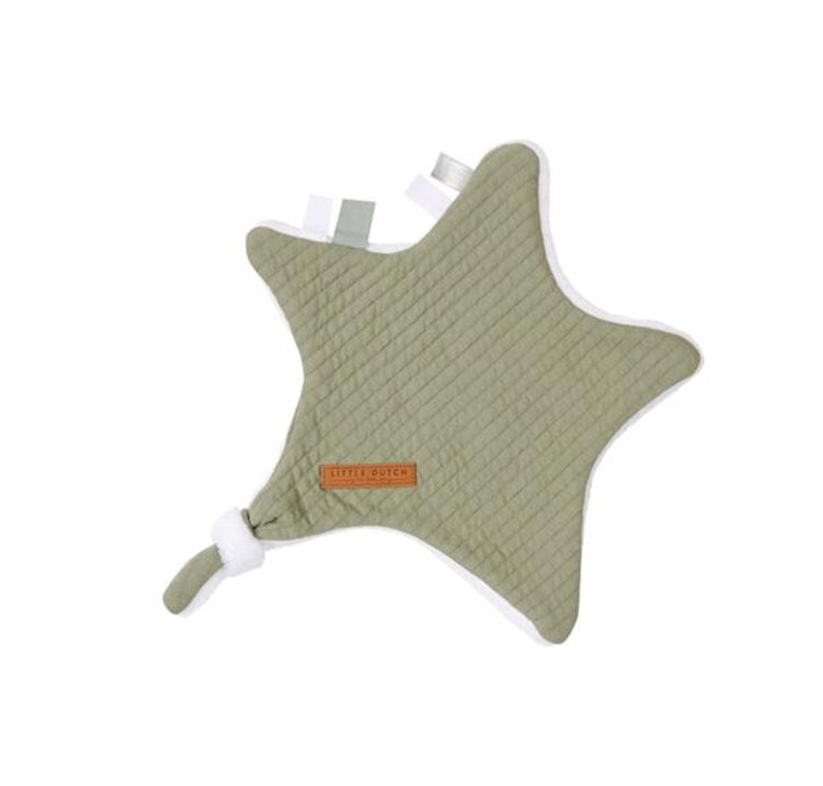 Doudou étoile Pure Olive Little Dutch
