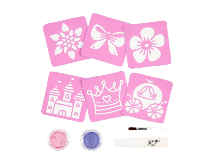 Kit de tatouages pailletés Princesse – Souza!