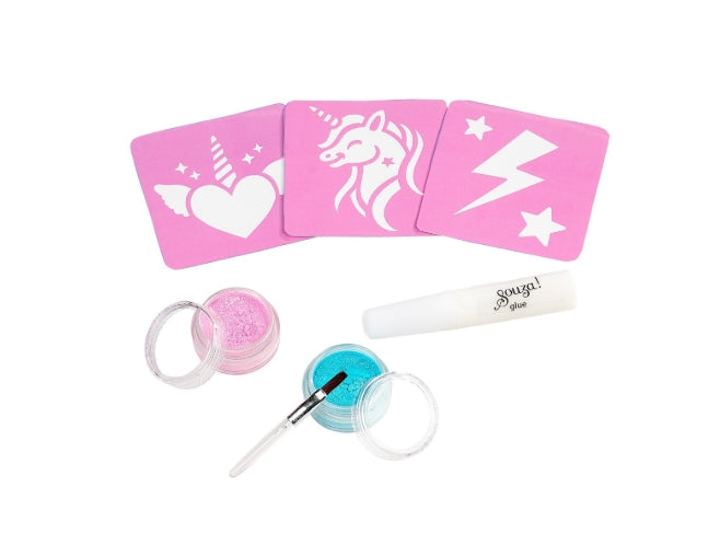 Kit de tatouages pailletés Licorne – Souza!
