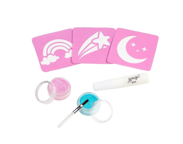 Kit de tatouages pailletés Licorne – Souza!