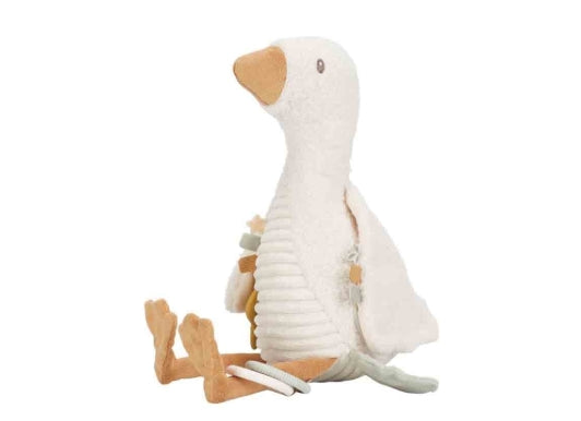 Peluche d'activité Oie - Blanc - Petite Oie