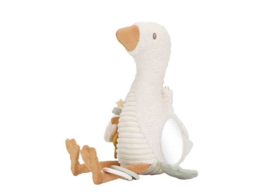 Peluche d'activité Oie - Blanc - Petite Oie