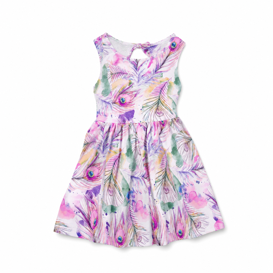Robe Cocotte – Nœud au dos | Robe fille printemps été
