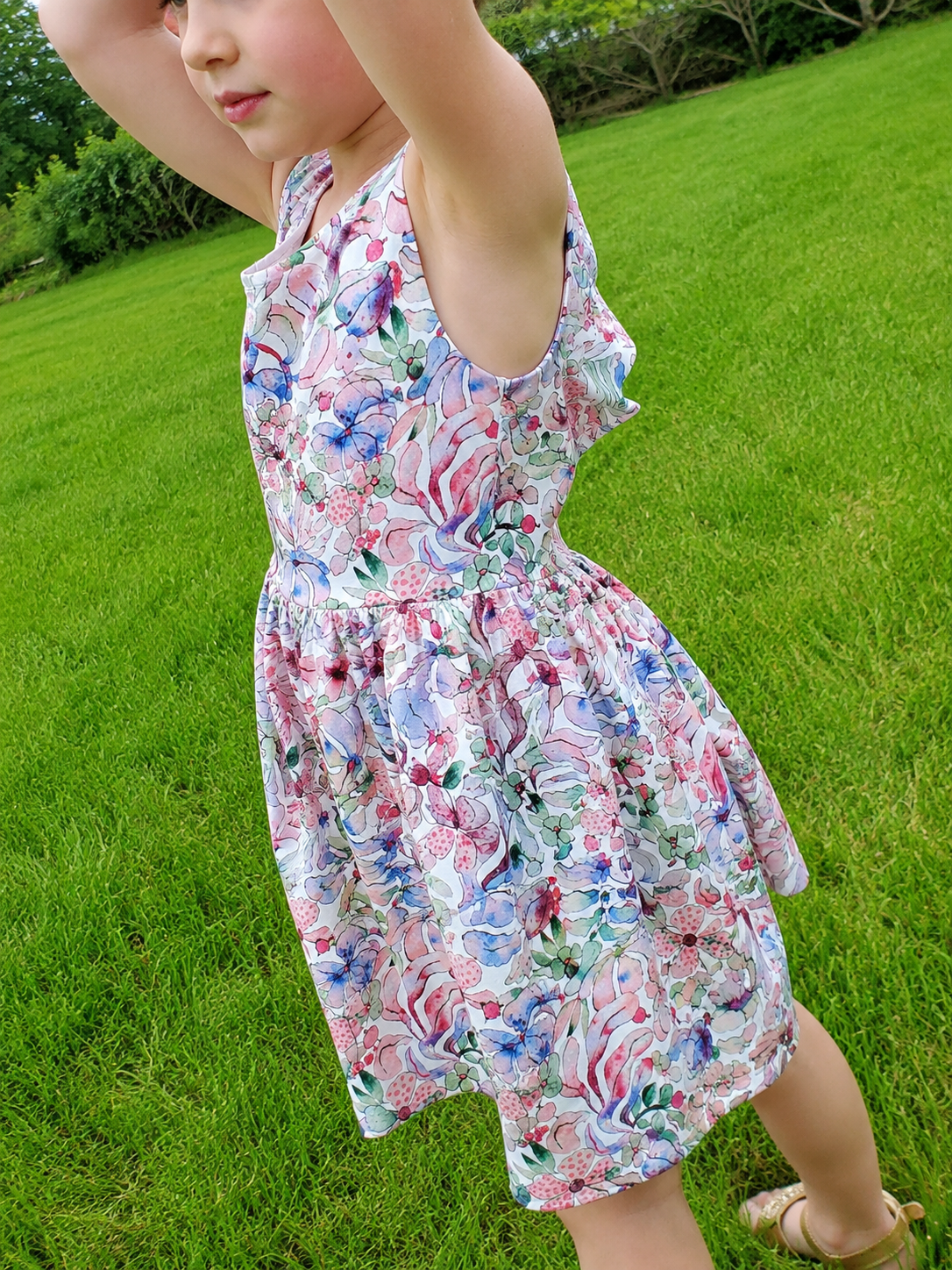 Robe Cocotte – Nœud au dos | Robe fille printemps été