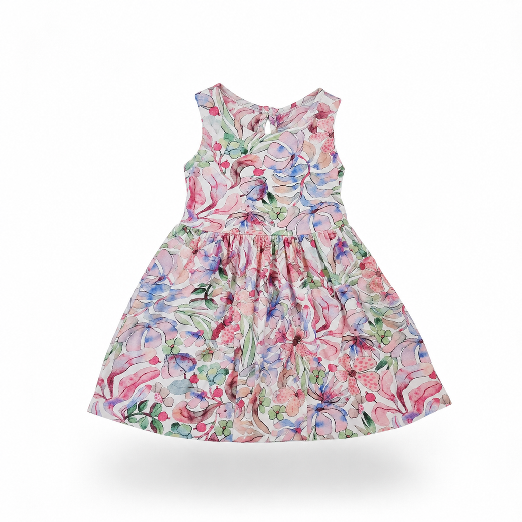 Robe Cocotte – Nœud au dos | Robe fille printemps été