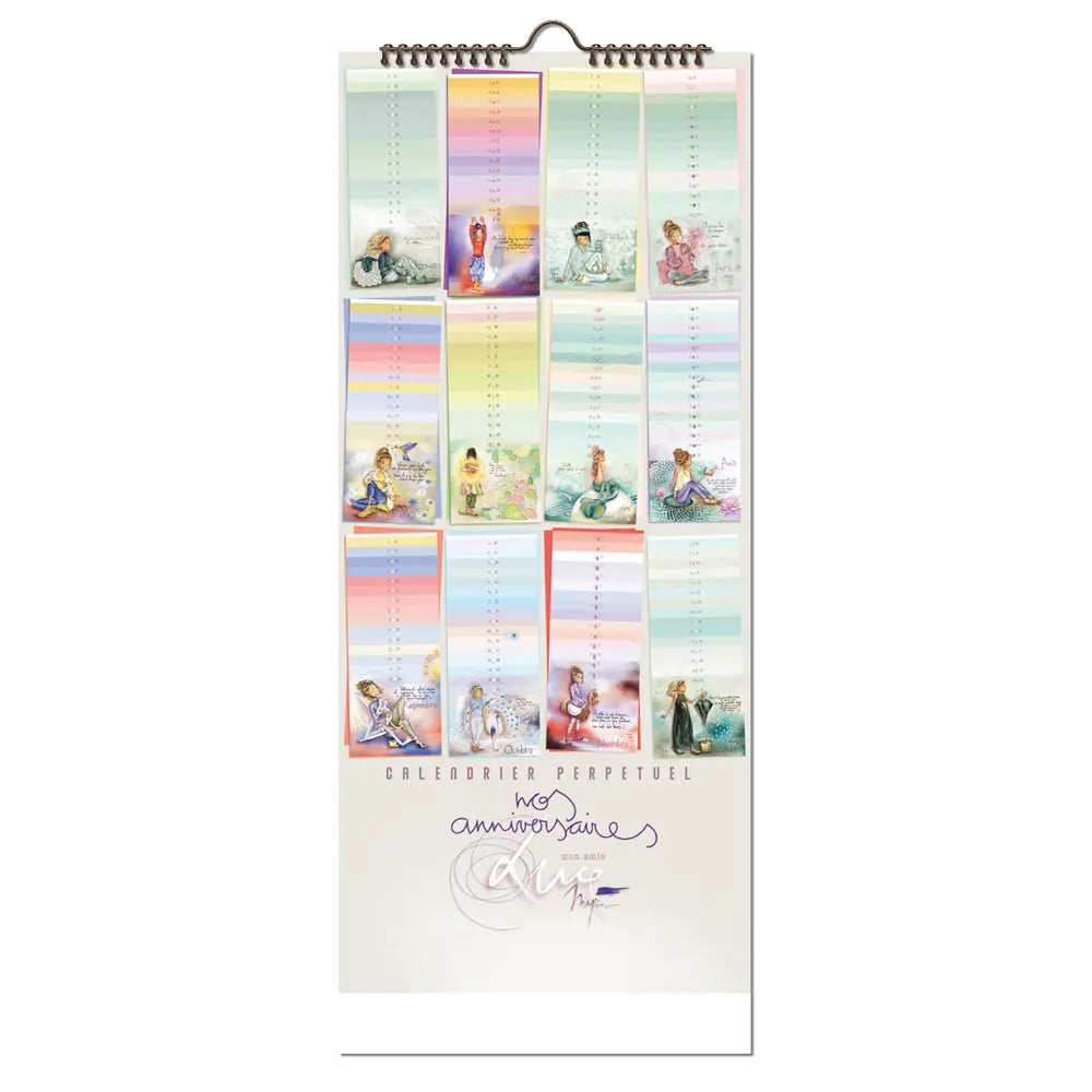Calendrier anniversaire 2 Mon Amie Luce