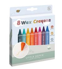 8 crayons gras by Little Dutch