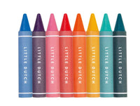 8 crayons gras by Little Dutch