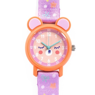 Montre oursonne pédagogique pour enfant – Djeco