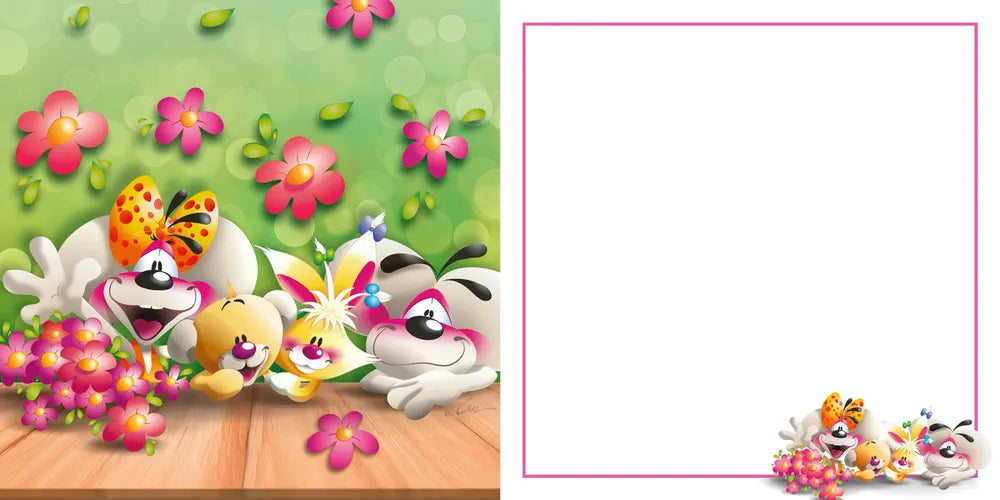 Carte 3D Diddl – Diddl & ses amis sans texte