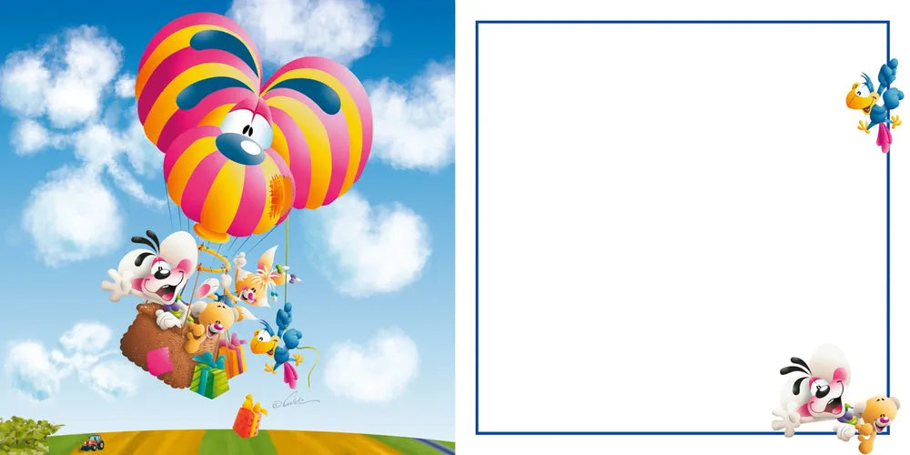 Carte 3D Diddl – Coucou!