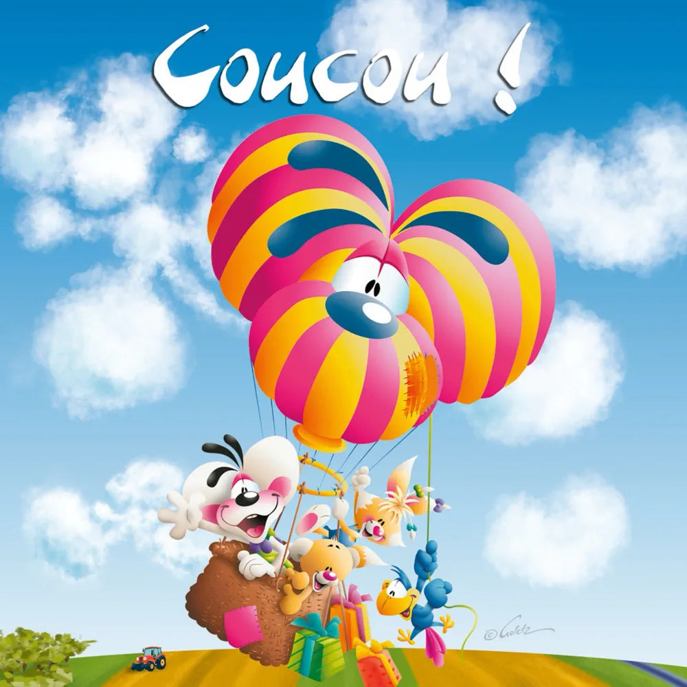 Carte 3D Diddl – Coucou!