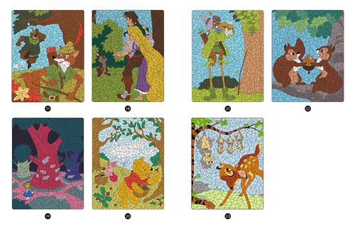 Coloriages Magiques Disney – Mystères (7+) – La Forêt