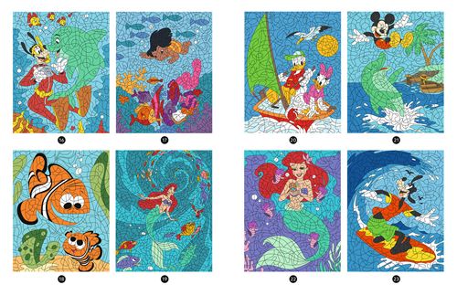 Coloriages Magiques Disney – Mystères (7+) – La mer
