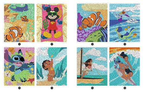 Coloriages Magiques Disney – Mystères (7+) – La mer