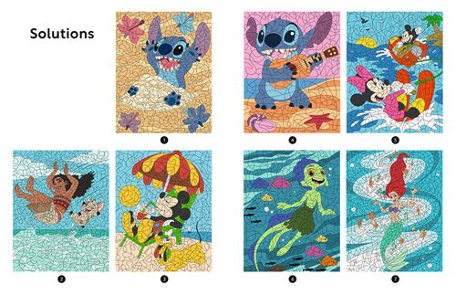 Coloriages Magiques Disney – Mystères (7+) – La mer