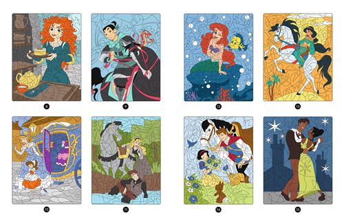 Disney Princesses – Coloriages Magiques Mystères (7+)