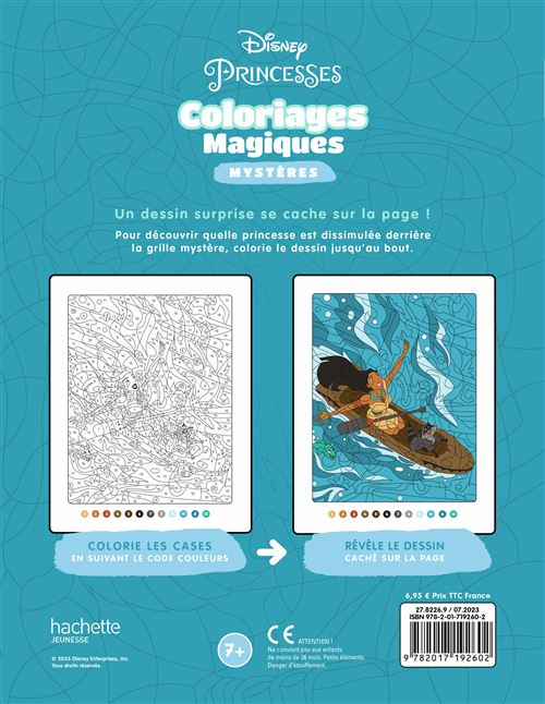 Disney Princesses – Coloriages Magiques Mystères (7+)