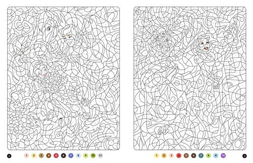 Disney Princesses – Coloriages Magiques Mystères (7+) – Love Stories