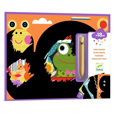 Cartes à gratter - C'est rigolo à découvrir