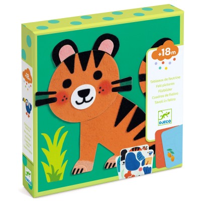 Tableaux de feutrine Animaux tout doux – Djeco