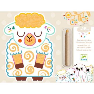 Coloriage à révéler - Animaux familiers